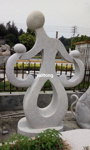 Kivi abstraktse aia skulptuur