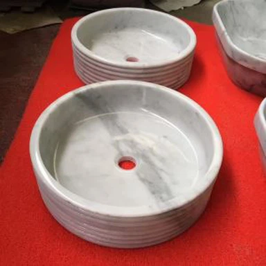 Bianco Carrara art valamu kauss