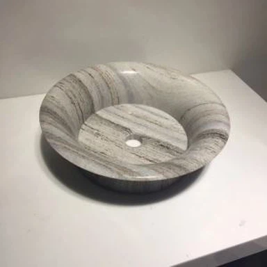 Kristallpuidust marmorist kunstitehase basseinihoone